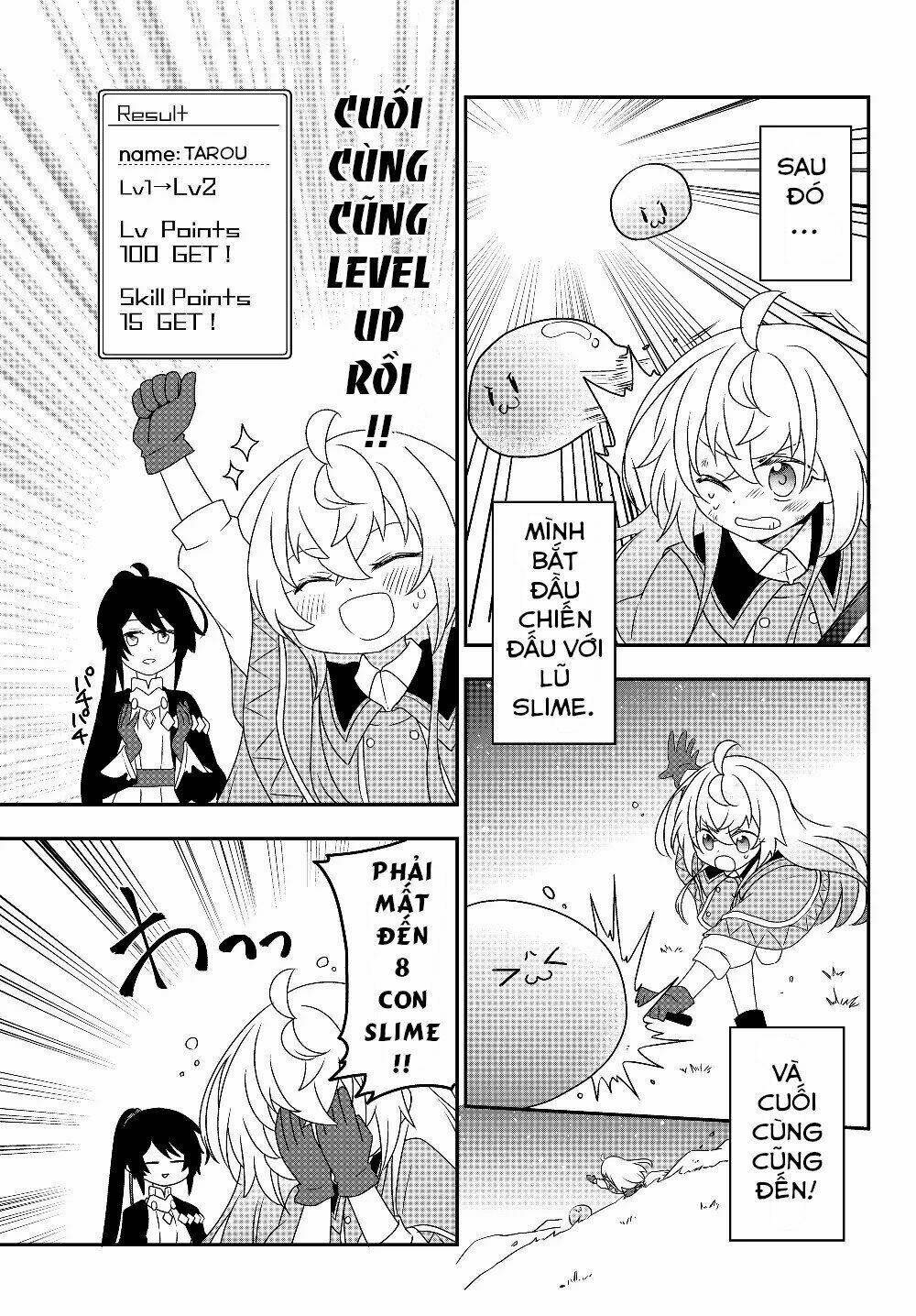 bishoujo ni natta kedo, netoge haijin yattemasu chapter 5.2: - slime và tôi yếu ớt!? (part 2) - Trang 2